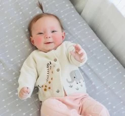 Animal Safari Embroidered Baby Cardigan Sweater (Organic) / Natural 14 Animal Safari Embroidered Baby Cardigan Sweater (Organic) / Natural -Baby Grundausstattungs Geschäft animal safari embroidered baby cardigan sweater organic natural 7