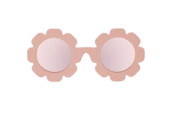 Babiators Peachy Keen Polarized Flower Sunglasses With Mirrored Lens