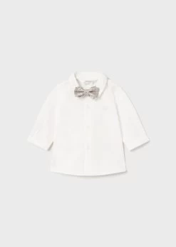 Mayoral Baby Shirt With Bow-Tie