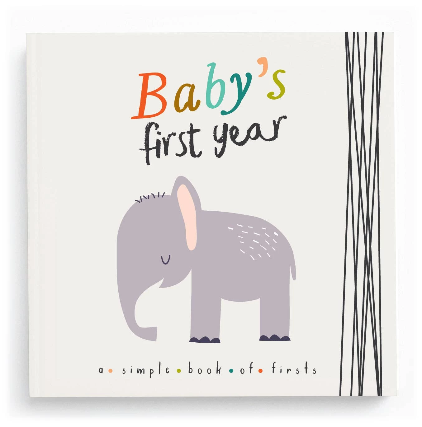 Baby's First Year Memory Book - Little Animal Lover 1 Baby's First Year Memory Book - Little Animal Lover