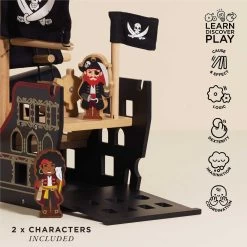 Le Toy Van Barbarossa Pirate Ship -Baby Grundausstattungs Geschäft barbarossa pirate ship 5