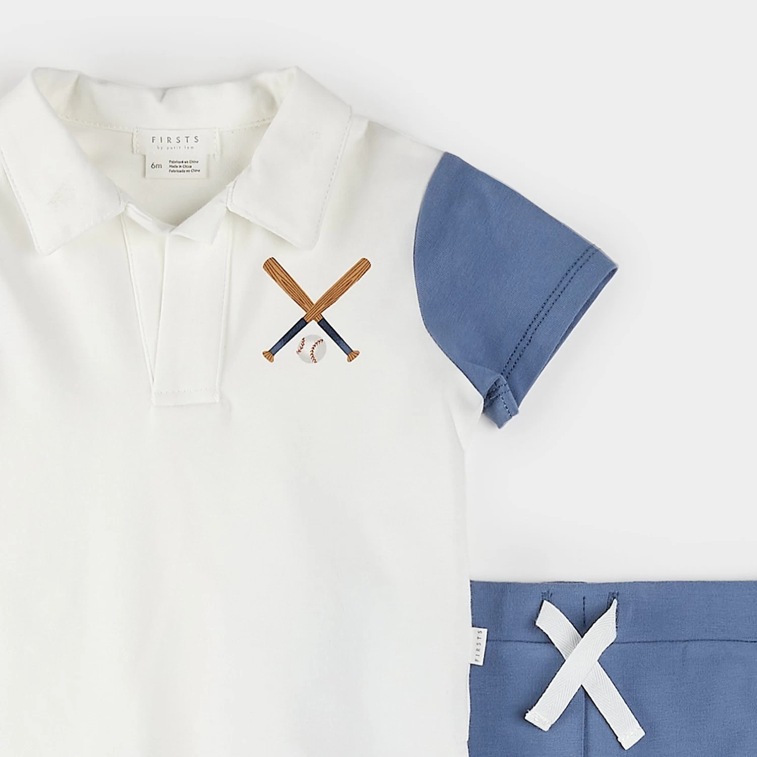 Baseball Print Polo 2-Piece Set 2 Baseball Print Polo 2-Piece Set – Bild 2