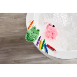 Bath Crayons + Loofah Set - Flamingo 5 Bath Crayons + Loofah Set - Flamingo -Baby Grundausstattungs Geschäft bath crayons loofah set frog 2