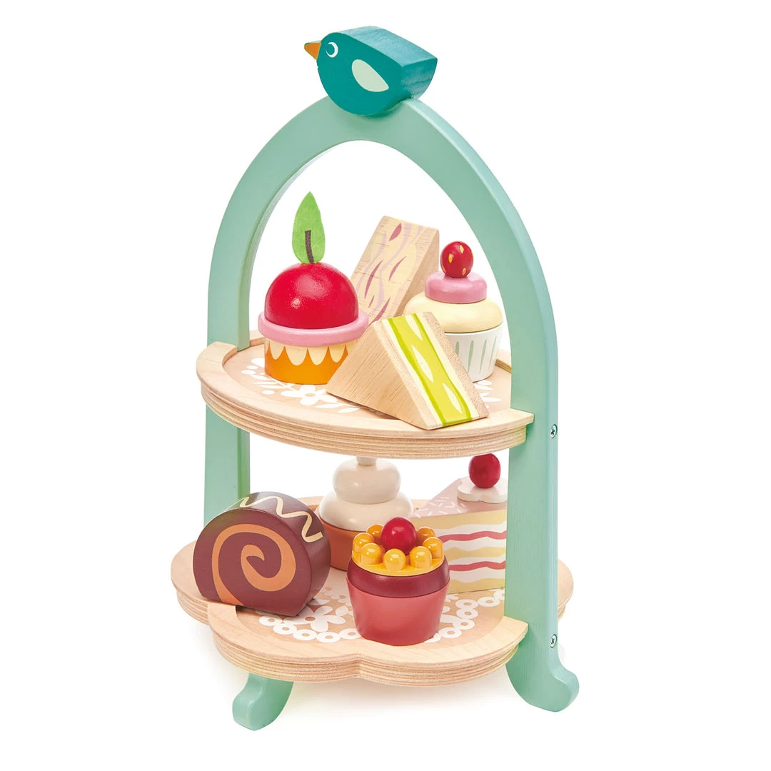 Tender Leaf Toys Birdie Afternoon Tea Stand 1 Tender Leaf Toys Birdie Afternoon Tea Stand