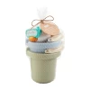 Blue Stacking Bath Bucket & Swimmer Set