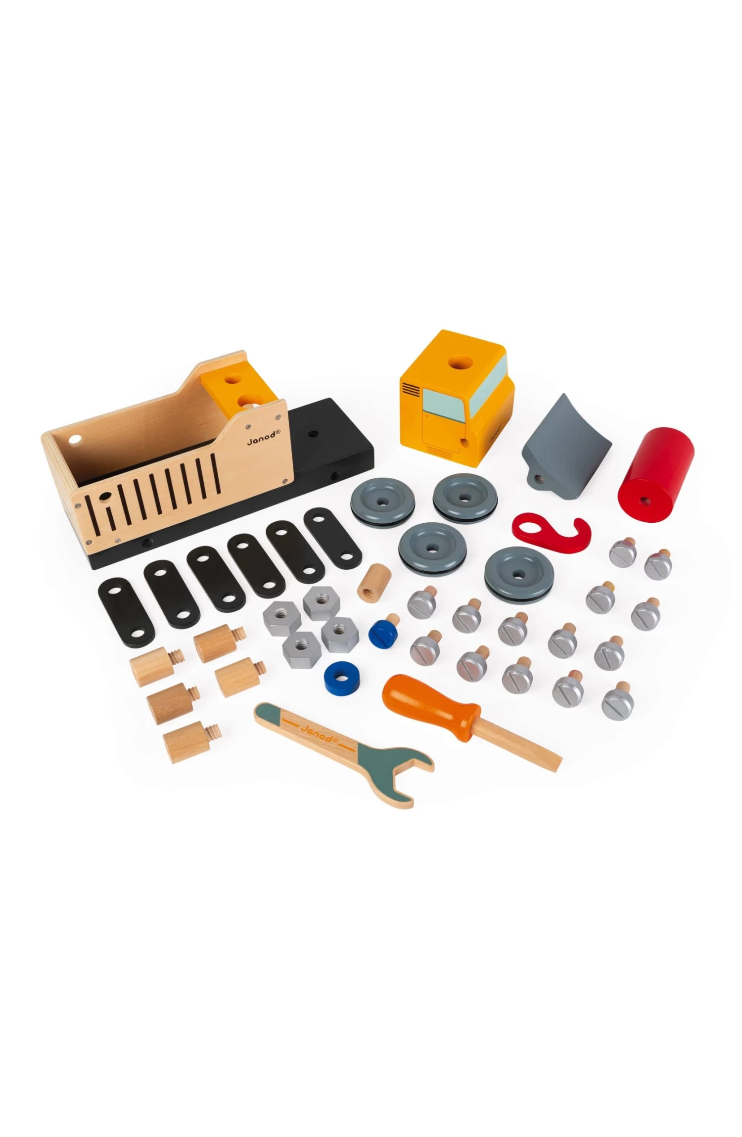 Janod Brico Kids | Construction Truck | 2 Toys In 1: Build & Play 2 Janod Brico Kids | Construction Truck | 2 Toys In 1: Build & Play – Bild 2