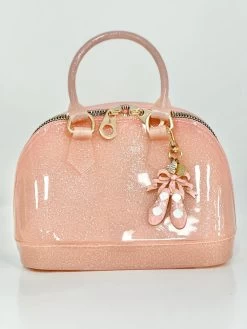 Cate Purse - Light Pink Sparkle W/ Tiny Dancer Charm