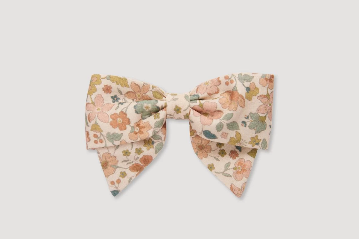 Chiara Bow - Garden Flowers Cream 1 Chiara Bow - Garden Flowers Cream