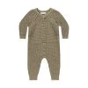 Chunky Knit Jumpsuit || Olive (12-18mo)