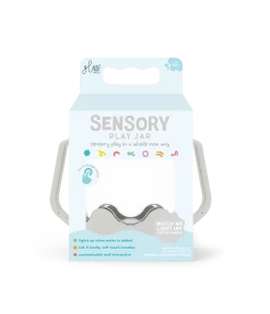 Cloud Grey Sensory Play Jar