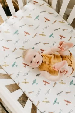 Copper Pearl Premium Knit Fitted Crib Sheet