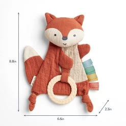 Crinkle Fox Sensory Toy With Teether 16 Crinkle Fox Sensory Toy With Teether -Baby Grundausstattungs Geschäft crinkle fox sensory toy with teether 4