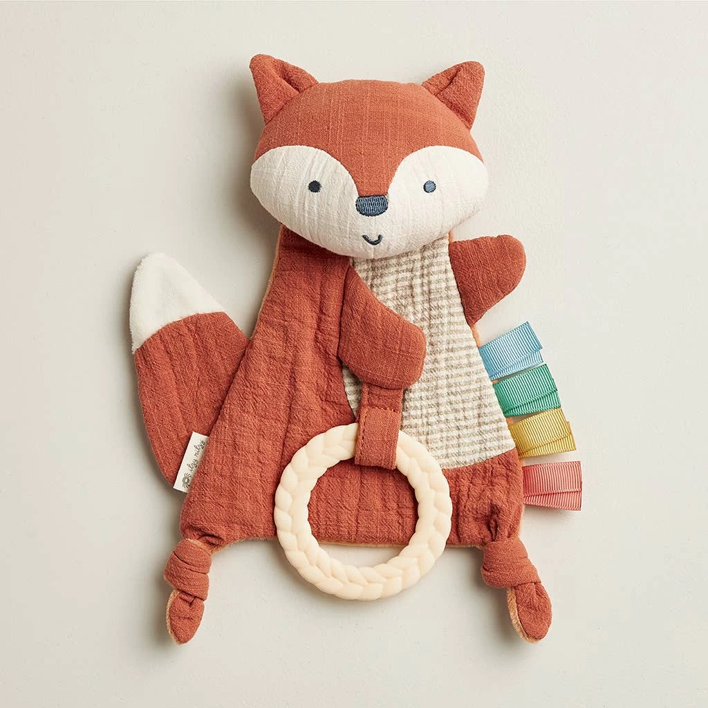 Crinkle Fox Sensory Toy With Teether 7 Crinkle Fox Sensory Toy With Teether – Bild 7