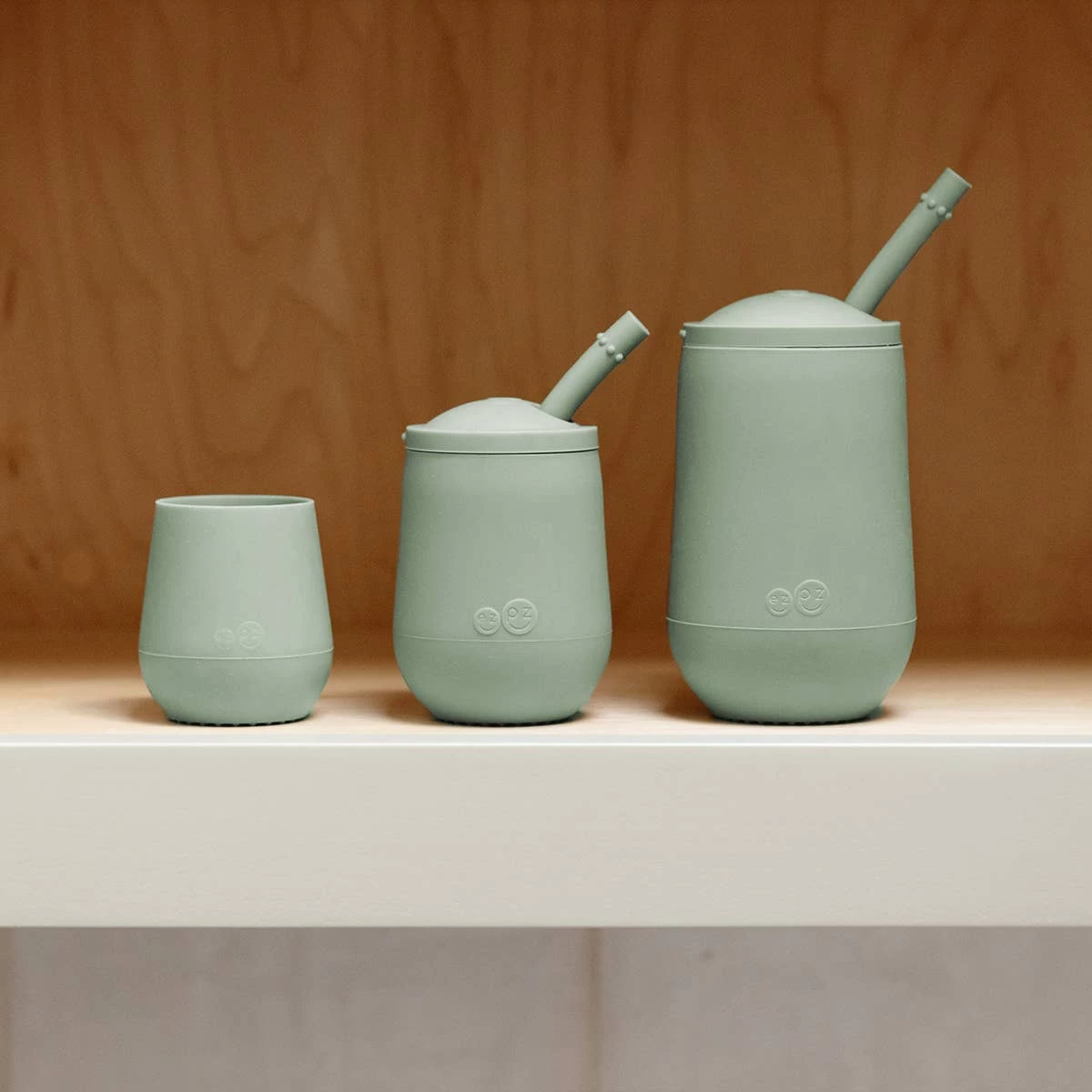 Ezpz Developmental Cup Set - Pewter 7 Ezpz Developmental Cup Set - Pewter – Bild 7