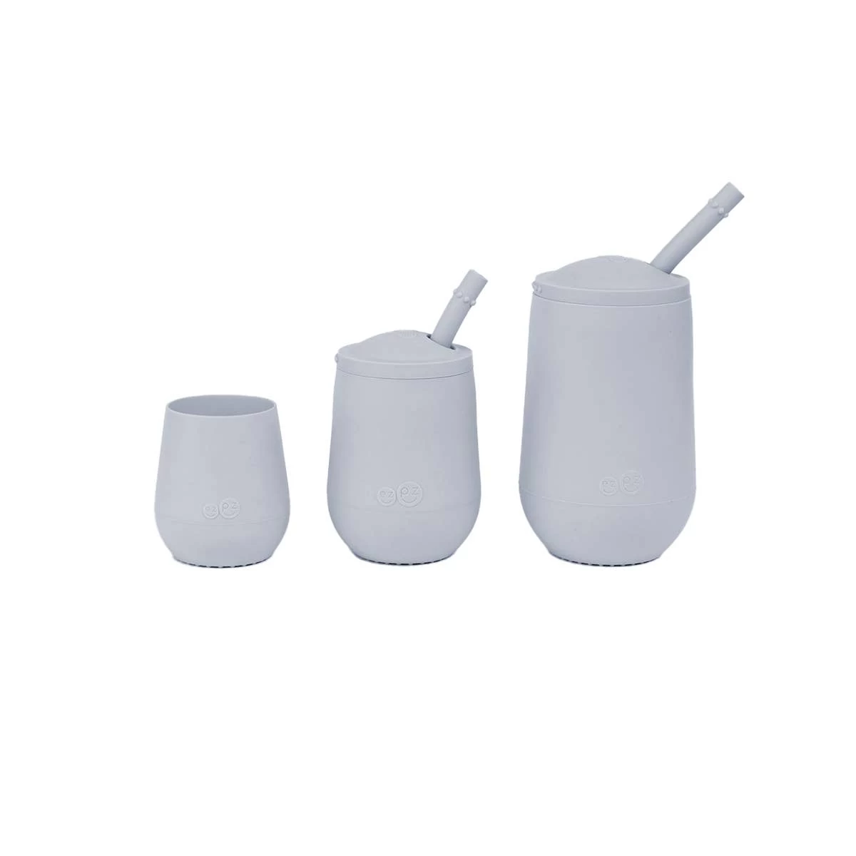 Ezpz Developmental Cup Set - Pewter 1 Ezpz Developmental Cup Set - Pewter