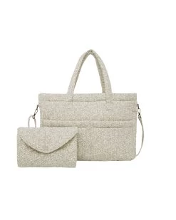 Diaper Bag + Changing Pad Set || Green Garden