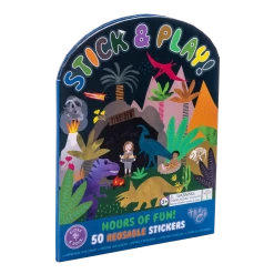 Dinosaur Stick & Play Reusable Stickers