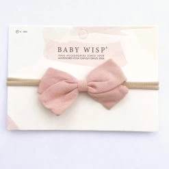 EmmaFabric Baby Bow Infant Headband - Dusty Pink