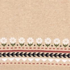 Fair Isle Baby Girl Sweater Knit Dress (Organic Cotton): Oatmeal Heather (6-12 Mo) -Baby Grundausstattungs Geschäft fair isle baby girl sweater knit dress organic cotton oatmeal heather 6 12 mo 3