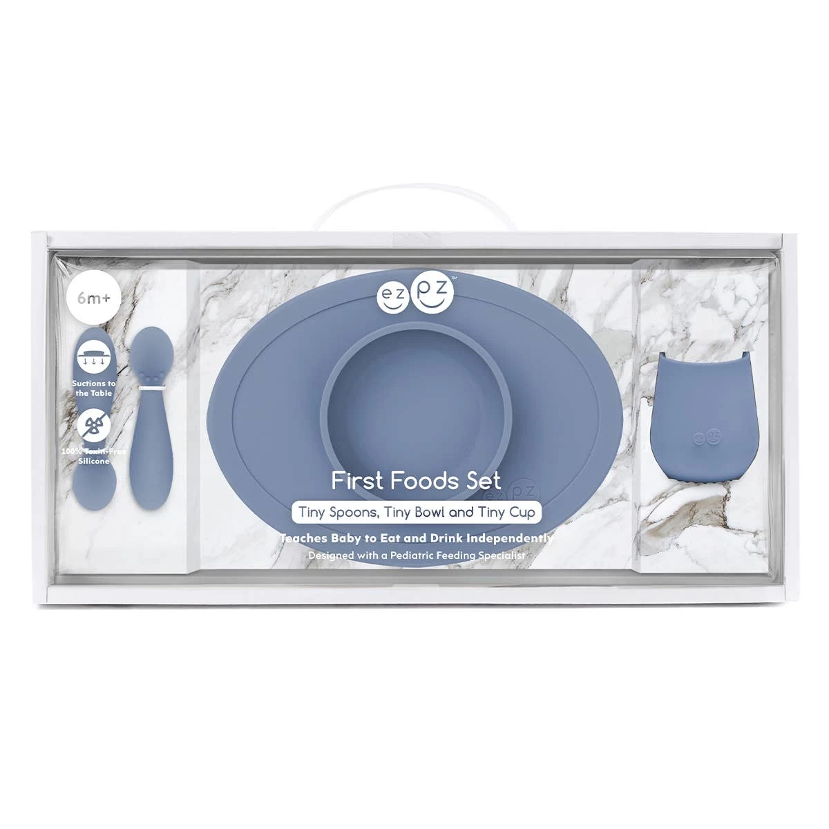 Ezpz First Foods Set - Indigo 1 Ezpz First Foods Set - Indigo