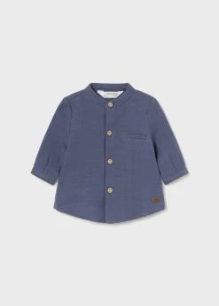 Mayoral Flat Collared Shirt - Ocean