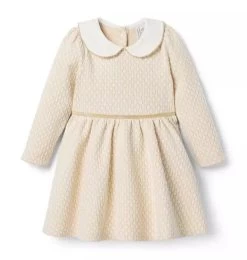 Girls' Sparkle Collared Dress (6-12mo)