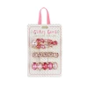 Glitzy Gem Hair Clips - Hot Pink