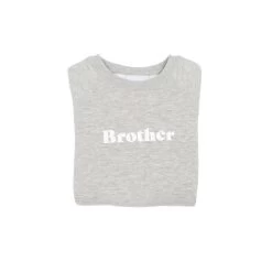 Grey Marl 'Brother' Sweatshirt