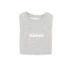 Grey Marl 'Sister' Sweatshirt