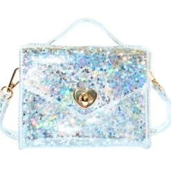 Gussie Purse - Silver Hearts