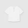 Mayoral Henley Shirt - White (12mo, 24mo)