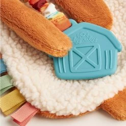 Highland Cow Itzy Friends Lovey Plush + Teether Toy -Baby Grundausstattungs Geschäft highland cow itzy friends lovey plush teether toy 7