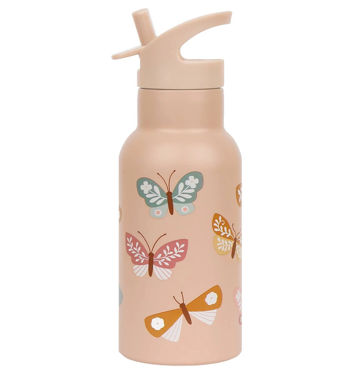 Kids Stainless Steel Drink / Water Bottle - Butterflies 1 Kids Stainless Steel Drink / Water Bottle - Butterflies