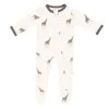 Kyte BABY Printed Zippered Footie In Giraffe (6-12 Mo)