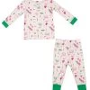 Long-Sleeve Loungewear Set - Golf Club Pink (4T, 5, 8)