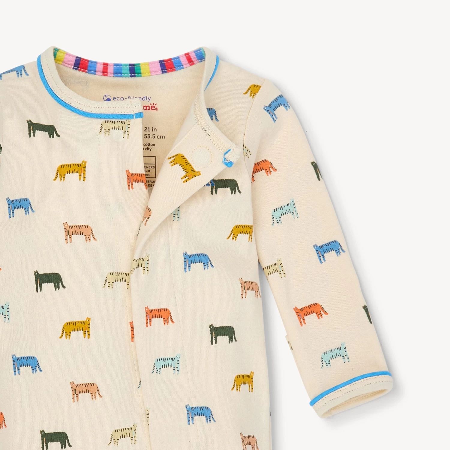 Magnetic Me Le Tigre Organic Cotton Magnetic Footie (Preemie) 2 Magnetic Me Le Tigre Organic Cotton Magnetic Footie (Preemie) – Bild 2