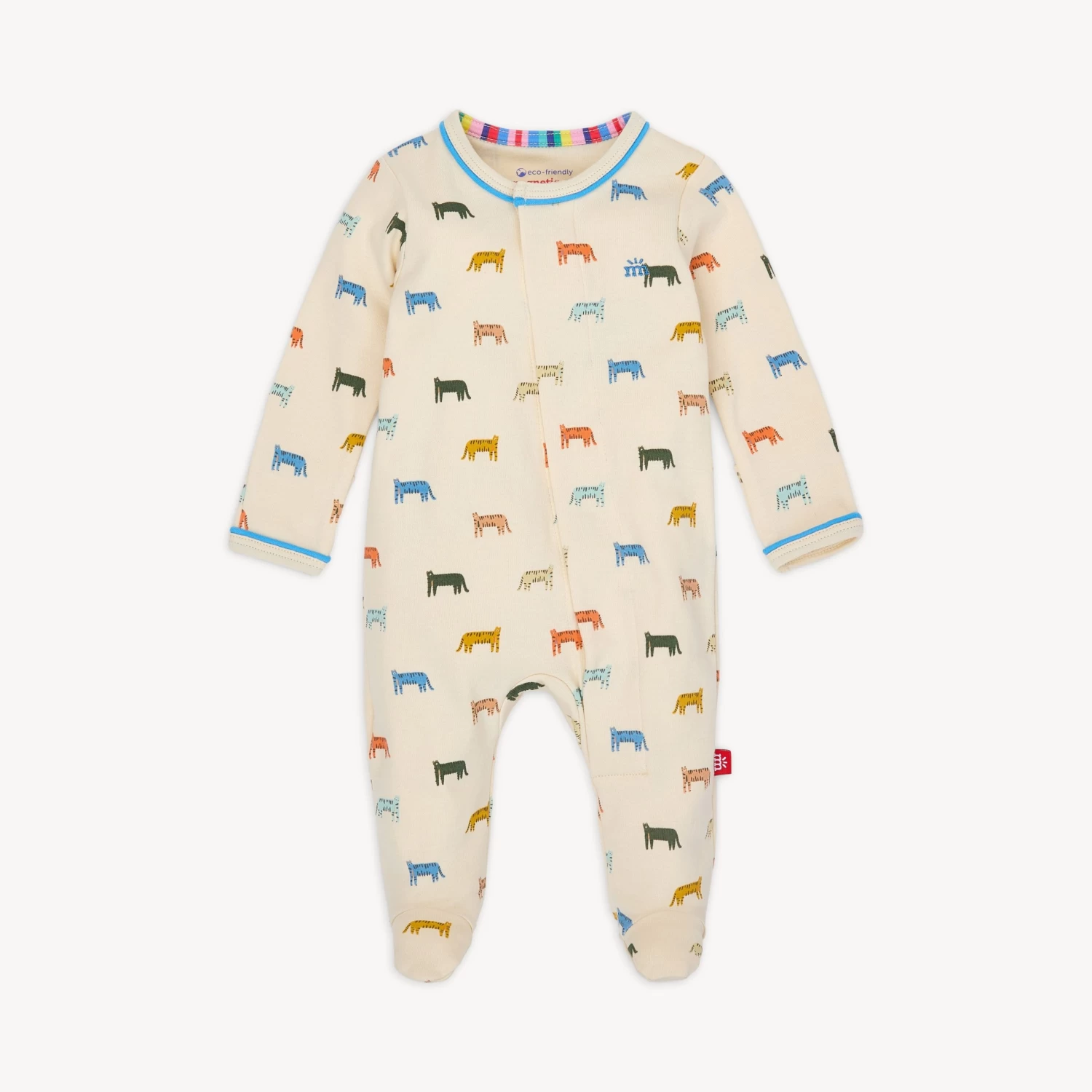 Magnetic Me Le Tigre Organic Cotton Magnetic Footie (Preemie) 1 Magnetic Me Le Tigre Organic Cotton Magnetic Footie (Preemie)