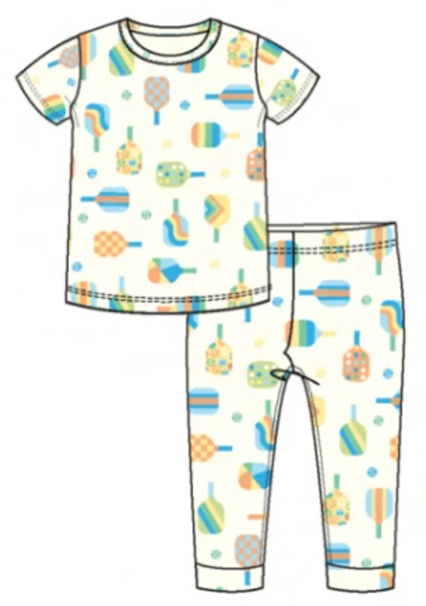 Magnetic Me Perfect Pickle Paddles Modal Pajama Short Sleeve Set 1 Magnetic Me Perfect Pickle Paddles Modal Pajama Short Sleeve Set