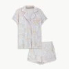 Magnetic Me Women's Nikki Menagerie Modal Magnetic Pajama Short Set