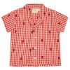 Molly Short Sleeve Shirt - Berry Gingham
