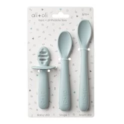 Multi-Stage Spoon Set For Baby - Blue