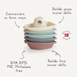 Mushie Bath Boats - Rustic 5 Mushie Bath Boats - Rustic -Baby Grundausstattungs Geschäft mushie bath boats rustic 3