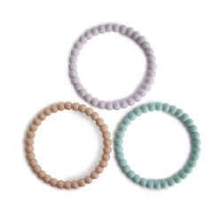 Mushie Pearl Teething Bracelet 3-Pack 11 Mushie Pearl Teething Bracelet 3-Pack -Baby Grundausstattungs Geschäft mushie pearl teething bracelet 3 pack 6