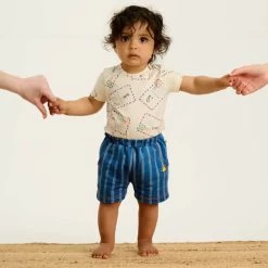 Mykanos - Denim Pinstripe Baby & Kids Shorts -Baby Grundausstattungs Geschäft mykanos denim pinstripe baby kids shorts 2