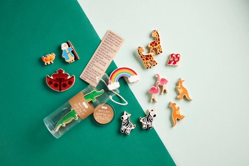 Noah's Ark Wooden Toy Set 2 Noah's Ark Wooden Toy Set – Bild 2