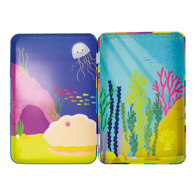 Ocean Magnetic Playtime Tin 2 Ocean Magnetic Playtime Tin – Bild 2
