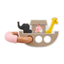 Pink Noahs Ark Teether