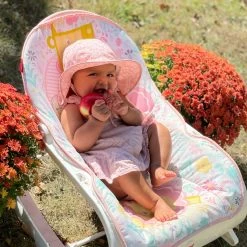 Pink Prairie | Cotton Floppy Sun Hat -Baby Grundausstattungs Geschäft pink prairie cotton floppy sun hat 4