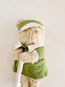 Plush Golf Bear Doll Stuffed Toy Baby Kids Organic Teddy -Baby Grundausstattungs Geschäft plush golf bear doll stuffed toy baby kids organic teddy 3