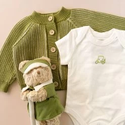 Plush Golf Bear Doll Stuffed Toy Baby Kids Organic Teddy -Baby Grundausstattungs Geschäft plush golf bear doll stuffed toy baby kids organic teddy 5